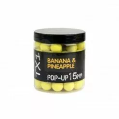 Shimano Tribal TX1 Pop-up 12/15 Mm – 100 G -Roofvis Winkel 132388916268Shimano TX1 Baits Banana Pineaaple Pop Up Fluoro Yellow 100g 1 500x500 1
