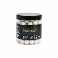 Shimano Tribal TX1 Pop-up 12/15 Mm – 100 G -Roofvis Winkel 132389016269Shimano TX1 Baits Tigernut Pop Up Fluoro White 100g 500x500 1