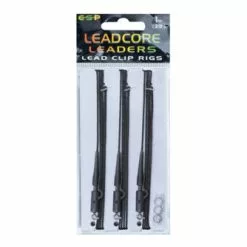 E-S-P Leadcore Leader With Lead Clip Rigs