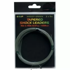 E-S-P Tapered Shock Leaders ‘Weedy Green’